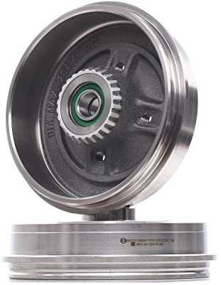 BOSCH 2x Tambour de frein Arrière Frein à Tambour 0 986 477 175 avec roulement de roue avec bague ABS