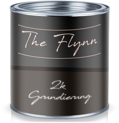 The Flynn Betonfarbe hochwertige Bodenfarbe Fassadenfarbe Hoch-elastische Kunststoffbeschichtung ohne Grundierung Boden und Wand aus Beton Putz Zement Mauerwerk Stein (2,5 L, Rapsgelb (RAL 1021))
