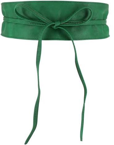 FASHIONGEN - Damen gürtel, Taillengürtel, Bindgürtel, Obi gürtel MICA - Grün, S-M