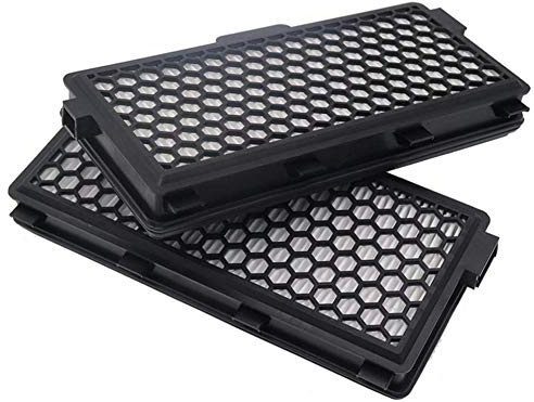 YanBan 2 Stück Staubsaugerteile Aktiver Staubsaugerfilter HEPA-Filter SF-AH 50 für Miele S4 S5 Serie S5780 Cat and Dog 5000 S8330 S6240 S6240-S6760 Serie