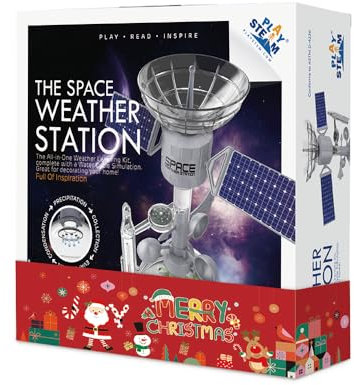 PLAYSTEM Weather Station Kit - Climate Change, Global Warming, Lab - STEM Toys Educational Gift for Kids & Teens, Girls & Boys