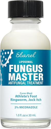 Ebanel Antifungal Cream Miconazole Athletes Foot Treatment, Cures Fungal Infection Leading to Nail Fungus, Jock Itch Cream with Undecylenic Acid, Tea Tree & Manuka Oil, Fast Itch Relief for Ringworm
