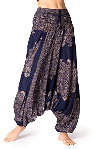 PANASIAM Aladin Pants, AeOrnament V2-darkblue XL