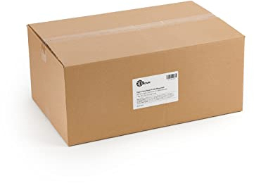 BOVE Papierhandtücher V-Falz, 23x23 cm, 1-lagig, 5000 Stück, Natur, 20 Bündel je 250 Papiertücher, geprägt (8201000) – saugstarke ZZ-Falz Falthandtücher.