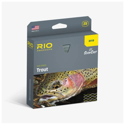 RIO Products Avid Forut Series – Gold, schwimmende Fliegenschnur für Forelle, WF6F