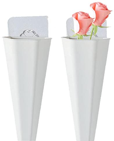 Fopytu Plantador De Pared Colgante, 2 Pcs Cesta Colgada De Pared Perma De Flor De Planta De Jardín para Orquídeas Suculentas Jarrones De Pared De Oficina En Hogar
