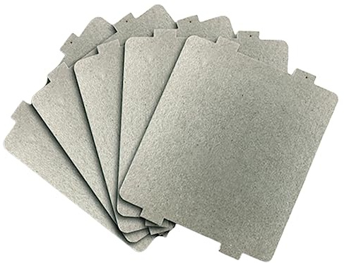 CUHZA 5 Pcs Plaque Mica Micro Ondes Universelle Pour Accessoires pour Micro-Ondes, Plaque à Micro-ondes Remplacement de Feuille de Plaque de mica de Four à Micro-Ondes Mica Feuille Couvercle de Guide