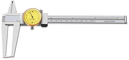 FUNTLY Uhren-messschieber 9-150/9-200/9-300 mm Edelstahl-Innenrillenmessschieber Innenmessschieber Doppelklaue Professionelles Werkzeug (Color : 9-300mm)