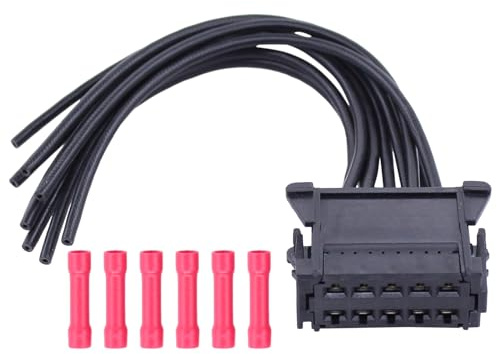 Heizungsgebläse Widerstand Stecker Kabelbaum Gebläseregler Vorwiderstand Kabel Heizgebläse Verdrahtung Innenraumgebläse Verkabelung Reparatursatz für Clio 2 Megane 2 Grand Scenic 2 Modus Twingo 2 Wind