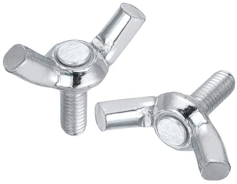 QUARKZMAN 5 Pezzi M4x10mm Bulloni Con Viti a Farfalla Ad Ala, a Mano Con Bullone Ad Aletta, in Acciaio al Carbonio