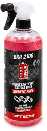 Errecom 1000 Miglia BKR 2106 Bike and Motorbike Chain Degreaser, Biodegradable and Solvent-Free Formulation, 1 L Spray Bottle