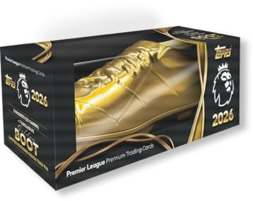 Topps Premier League 2026 - Debut Edition - Golden Boot Tin - contains 57 cards including 7 exclusive Golden Boot LE cards