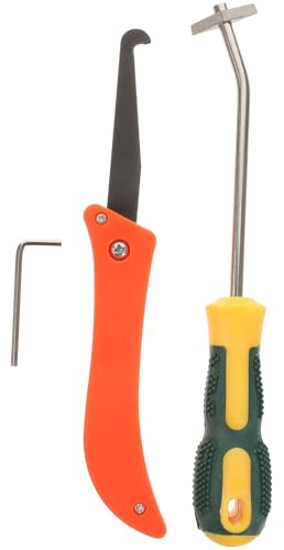 Ciieeo Rascador de Juntas para Azulejos 2piezas Removedor de Sellador y Herramienta de Calafateo, Material Duradero y Diseño Ergonómico para Trabajos Detallados