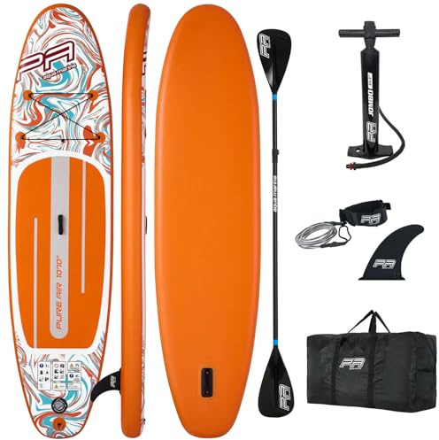 Aqua Marina Pure Air Coast 10'2 SUP Board Aufblasbares Stand Up Paddle Set 310x79x15cm (310x79x15cm)