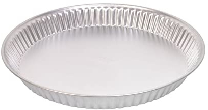 Dr. Oetker 2606 Moule à tarte, Moule à quiche, Moule rond, Fer blanc, 30x3,5cm