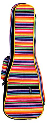 Ukulele Tasche Rucksack wasserdichte Hawaii Ukulele Handtasche Gig Bag mit verstellbaren Schultergurt (23(64 * 24 * 9cm), Stil E)
