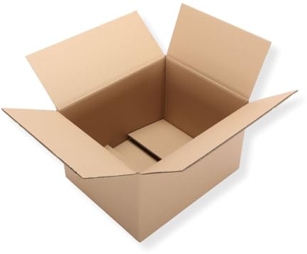 5 St. Umzugskartons sehr handlich 500x400x300 Bücher Faltkartons 2.40 BC 2-wellig stabil Versandschachtel 50x40x30 Kiste Post Versandbox