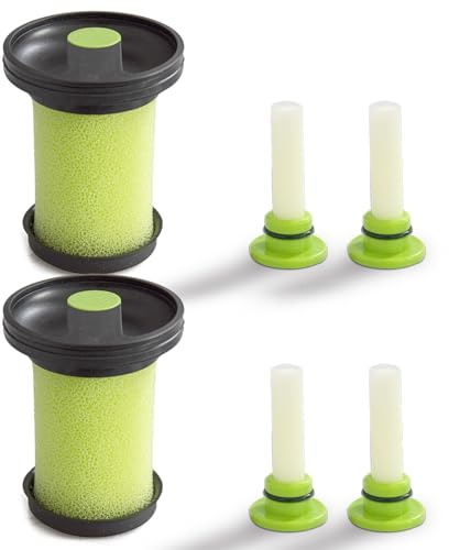 Replacement Filters Compatible with Gtech Multi MK2 K9 ATF037 Cordless Handheld Vacuum Cleaner (2 x Air Filters + 4 Freshener Cartridges)
