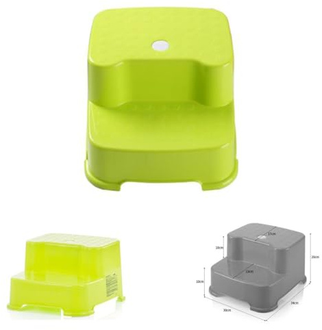 Chipolino Tritthocker BabyUp, zweistufiger Badhocker, rutschfest beschichtet, Farbe:grün