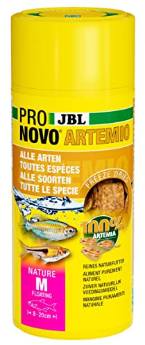 JBL PRONOVO ARTEMIO, Artemia behandlar för alla prydnadsfiskar från 8–20 cm, storlek M, 250 ml