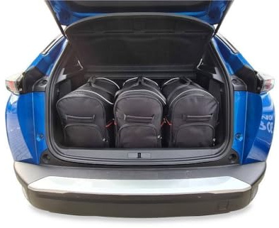 KJUST Kofferraumtaschen 3 stk kompatibel mit PEUGEOT e-2008 EV II (P24) 2019+