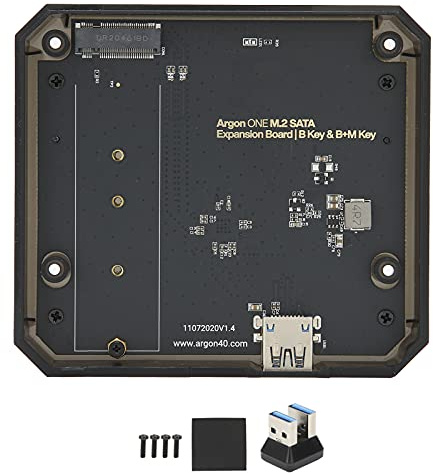 För Argon ONE M.2 Expansion Board för 4B, M.2 SATA SSD Till USB 3.0 Expansionsmodul/M.2 SSD NGFF-tangent B och Tangent B + M (2280 2260 2242 2230)