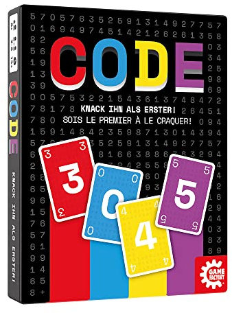 Game Factory 646301, Code, Kartenspiel für Erwachsene und Kinder ab 8 Jahren, 2-8 Spieler