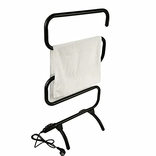 KLZUOPT Scaldasalviette Scaldasalviette, Scaldasalviette Elettrico da Terra, Accessori per Il Bagno A 5 Bar Asciugamani da Bagno Stendino Asciugamani Asciugamani Ripiano