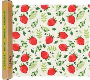 Envolturas de cera de abejas,Envolturas de cera de abejas reutilizables, 100*33 Hoja Lavable de Algodón Orgánico, Cero Residuos Beeswax Wrap, Sostenible para Alimentos: Queso, Fruta, Pan