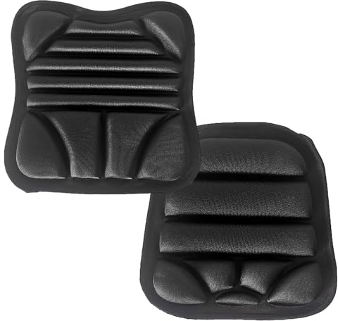 Onlynery Siège Moto en Gel, 2Pieces Selle Moto, Décompression Moto Coussin, Siège Moto, Siège Respirant Antidérapant Coussin Non Gonflable, Anti-Stress Anti-Vibration