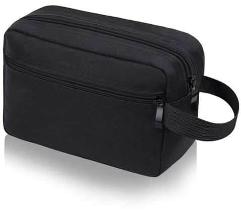 Aucuu Borsa da Toilette per Uomo Donna, Beauty Case Grande da Viaggio, Borsa da Bagno da Viaggio, Trousse Uomo, Borsa da Barba del Dopp Kit, Trousse Resistente all'Acqua per Toilette Accessori