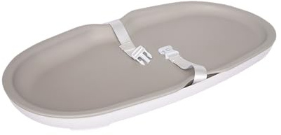 Ubbi Baby Foam Changing Pad, Easy to Clean with Detachable Base, Taupe
