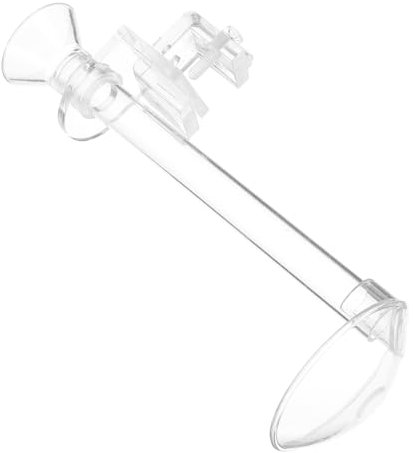 CIYODO 1satz Wandhängender Futterspender Für Aquarien Transparentes Futterrohr Für Garnelen Und Fische Praktisch Und Platzsparend Verhindert Wasserverunreinigung Einfache Montage Und