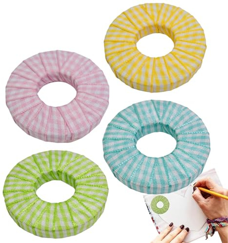 Pesas de tela metálica y papel, 4 pesos de corte, para patrones y ropa