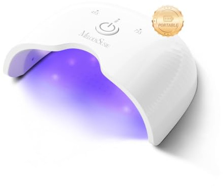 MelodySusie Mini UV Lampe für Gelnägel, P-ART06G Akku-Nageltrockner