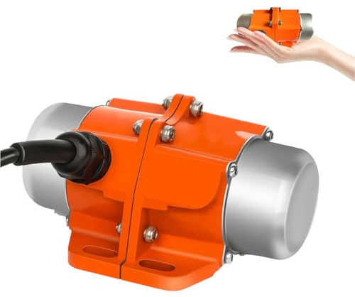 Betonrüttler, 70W 220V Rüttelplatte Elektrisch 3000rpm 50kg Kraft Vibrationsmotor Einstellbarer Bürstenloser Industrieller Rüttelmotor für Bergbau Metallurgie Elektrizität Bauwesen