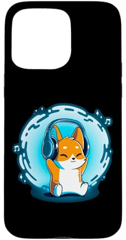 Casque Audio DJ Fox pour Hommes, garçons, Femmes, Filles Coque pour iPhone 15 Pro Max