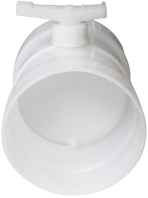 USUFKCXDG Pp Manual Air Duct Damper White for Airtight Ventilation Pipe Connection Adjustment Manual Air Duct Check Valve (Size : ID75mm)