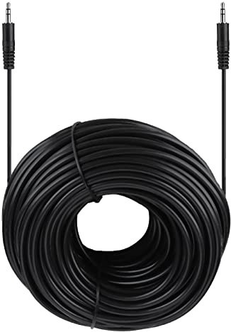 Cavo Audio Schermato Maschio-maschio in Rame 3,5 Mm Durevole per Altoparlanti Cuffie 20 M per Appassionati di Musica (30M)
