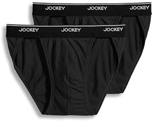 Jockey Herrunderkläder herr Elance String Bikini - 2-pack, Svart, XL