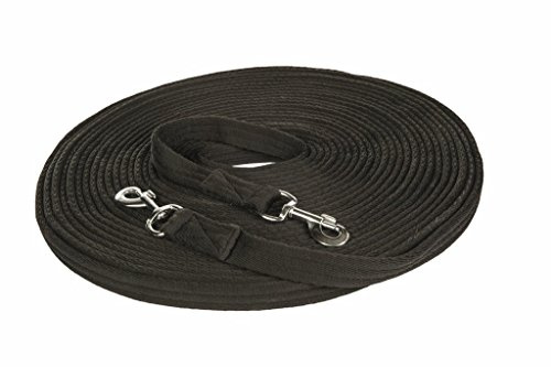 HKM Soft Doppellonge, Schwarz, 18 m