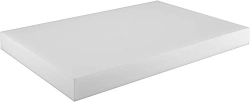 Schaumstoff für Palettenkissen - Sitzkissen 120 x 80 x 15cm - Schaumstoffpolster, Polster für Bankauflage - Schaumstoffplatte für Europalette - Schaum Matratze für DIY Polsterung Möbel ( RG 25/44 )