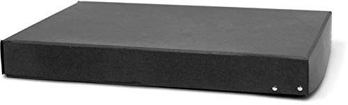 Stülpdeckelkarton Genietet, 5,0 x 31,0 x 43,0 cm, für DIN A3, Anthrazit | Robuste Schachtel aus Schwarzpappe mit satinierter Oberfläche; geeignet als Geschenkbox und als Versandverpackung