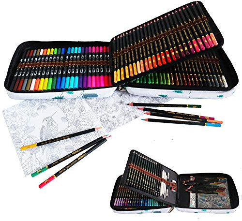 YJYHART Aquarellstifte Pinsel Marker Stifte Set,Filzstifte Doppelseitig,Buntstifte Professionell Zeichensets,Bleistift Set für Skizzieren und bleistiftzeichnungen,Studenten Doodling
