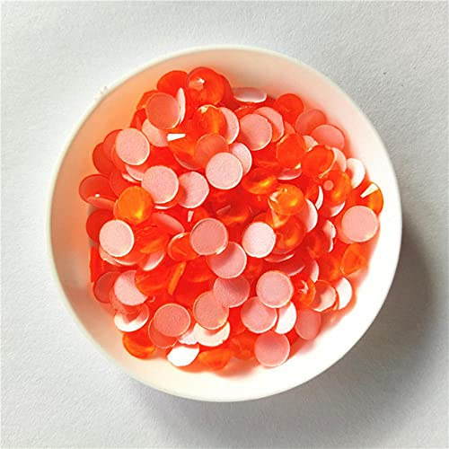 Strass Notttilucent Flatback Non Hot Fix Strass Fluorescenza Elettrico Glitter Pietra Nail Art Decorazioni-Giacinto, Mix S6-30 10gram