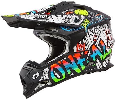 O'Neal 2SRS Helmet Adult Rancid Black/White XX-Large