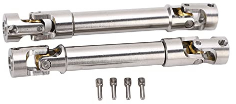 Arbre D'entraînement Rc 2 Pièces, Arbre De Transmission M4 En Acier Inoxydable Pour Chenille 1/10 Rc Compatible Pour Traxxas Compatible Pour Axial Scx10 Ii(119MM)