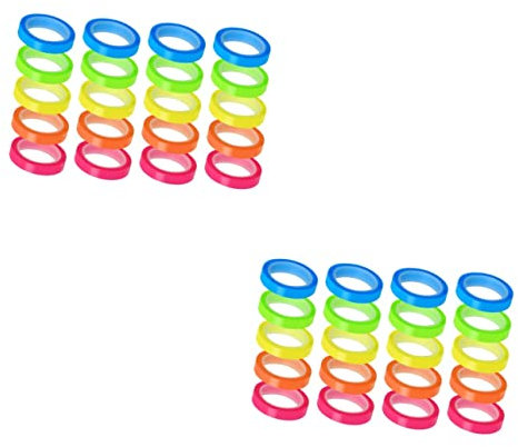 DIYEAH 40rollen Transparente Wasserfeste Multi- -indexmarker Praktische Lesezeichen Und Haftnotizen Fünf Farben Für Schule Und Büro Und Breit Einfach Zu Beschriften