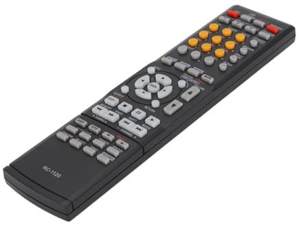 CIYODO Learning Remote Control for Tv Black Replacement Av Receiver Remote Control Compatible Rc- Models Use at Home