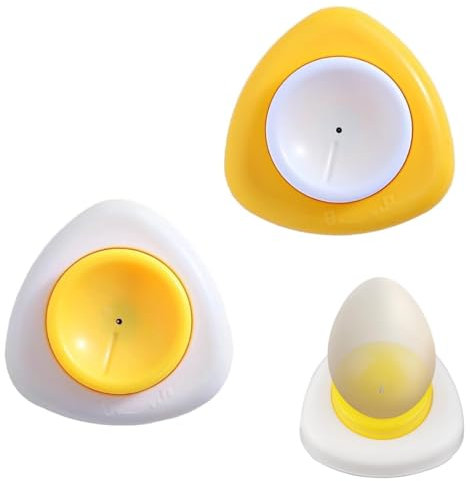 OUDQFCJ Herramienta de taladro de huevos, picador de huevo perforador, 2 agujero, cortador de huevos con cáscara de huevo separador, perforadora en forma de huevo de pollito